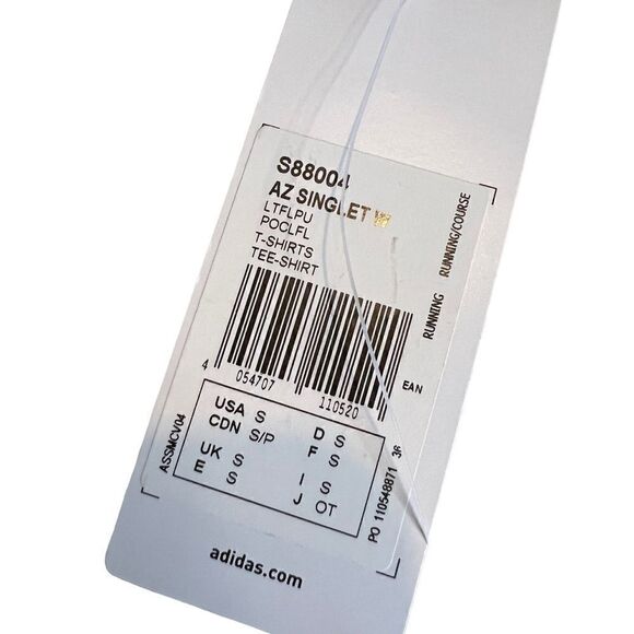 Adidas London Marathon 2015 Athletic Singlet Performance Tank Purple - Picture 10 of 13